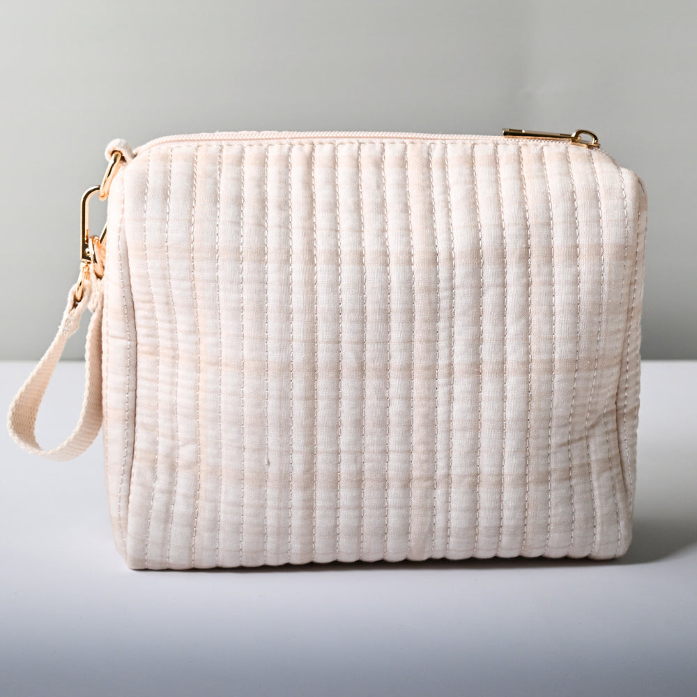 Tiny Orchard Quilted Pouch - GINGHAM